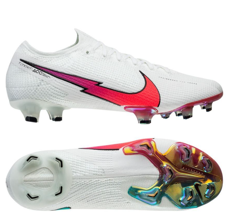 Mercurial Vapor 13 Elite FG White Crimson