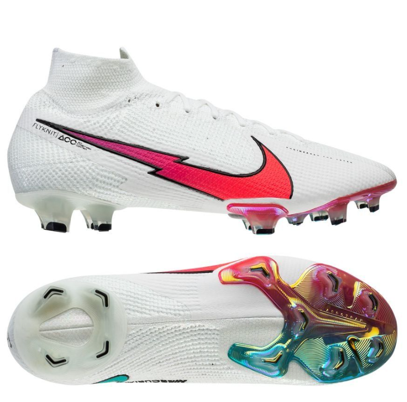 Mercurial Superfly 7 Elite FG White Crimson