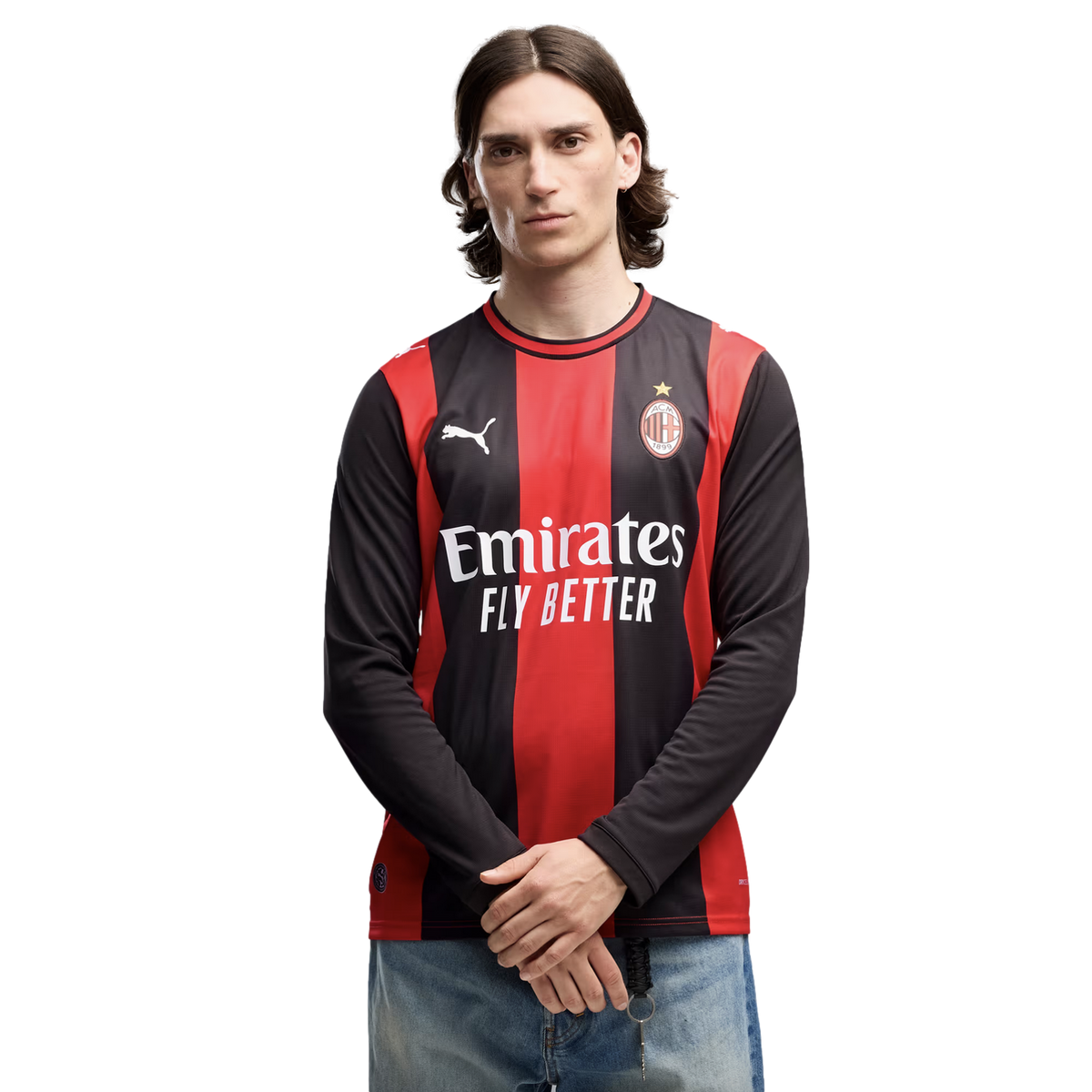 2026 New Arrival Puma AC Milan 26/27 Long Sleeve Home Jersey