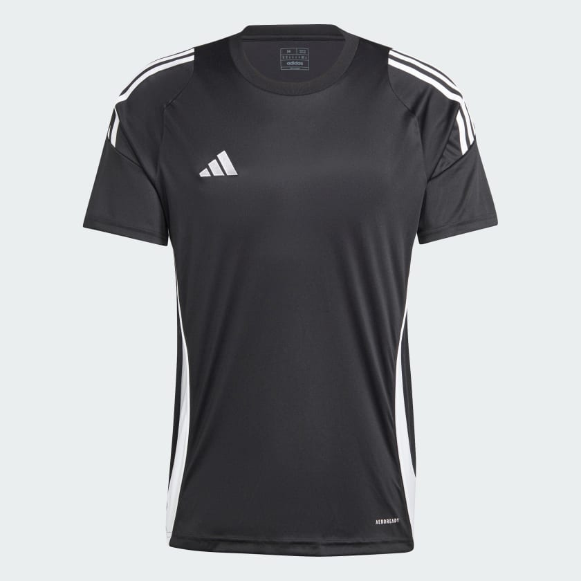 New Arrival Adidas Original TIRO24 FOOTBALL -SOCCER JERSEY Men -BLACK/WHITE
