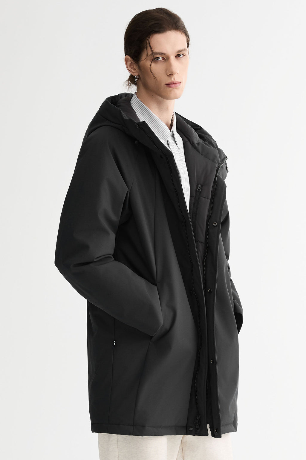 Hot-Sale WeatherGuard Mid-Length Hooded Parka Jacket