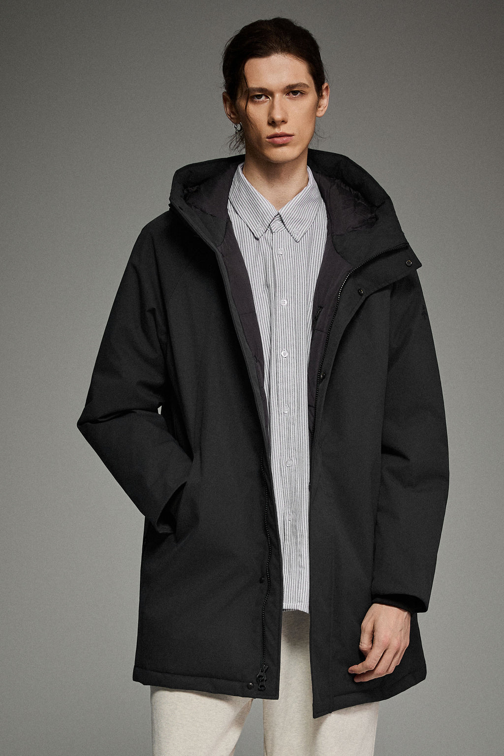 Hot-Sale WeatherGuard Mid-Length Hooded Parka Jacket