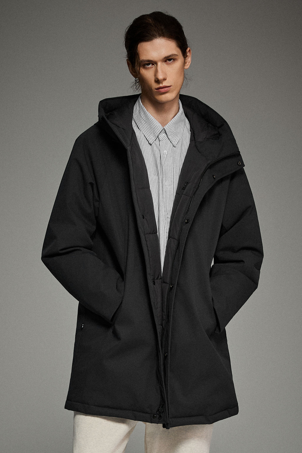 Hot-Sale WeatherGuard Mid-Length Hooded Parka Jacket