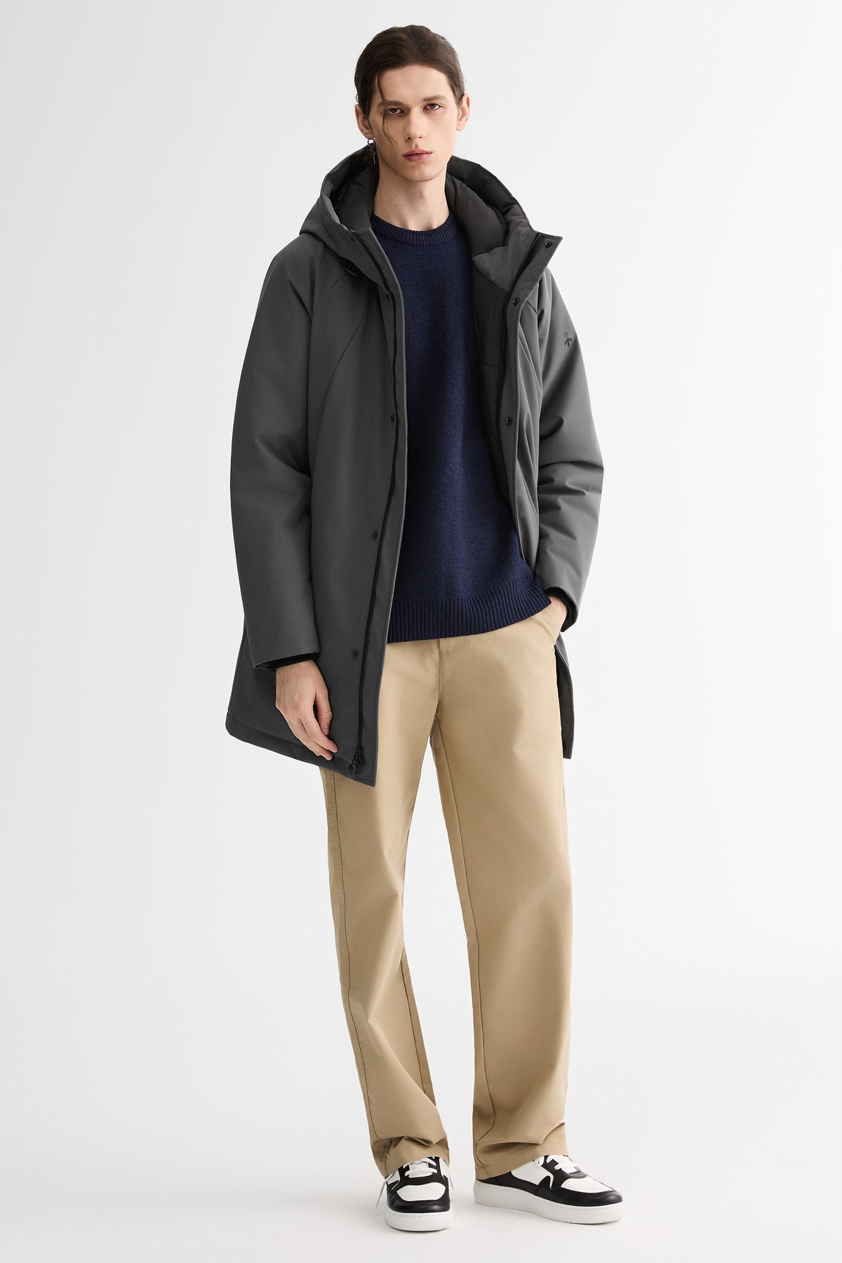 Hot-Sale WeatherGuard Mid-Length Hooded Parka Jacket