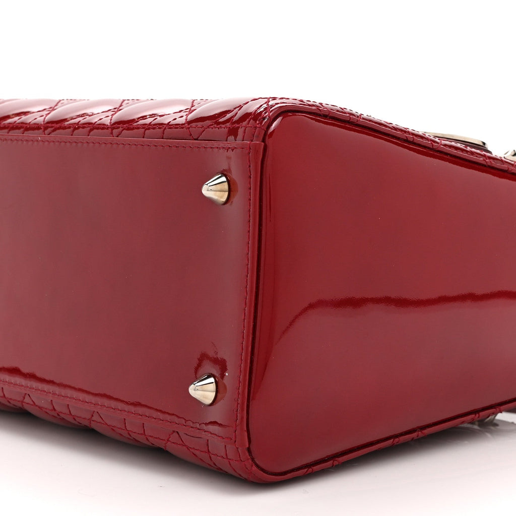 Patent Cannage Medium Lady Dior Red AT My store