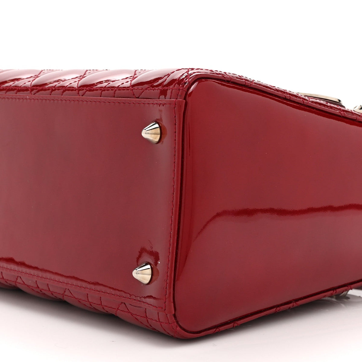 Patent Cannage Medium Lady Dior Red AT My store