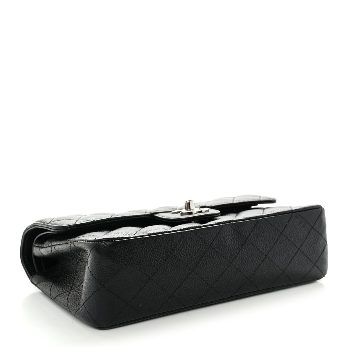 Caviar Quilted Small Double Flap Black At My store