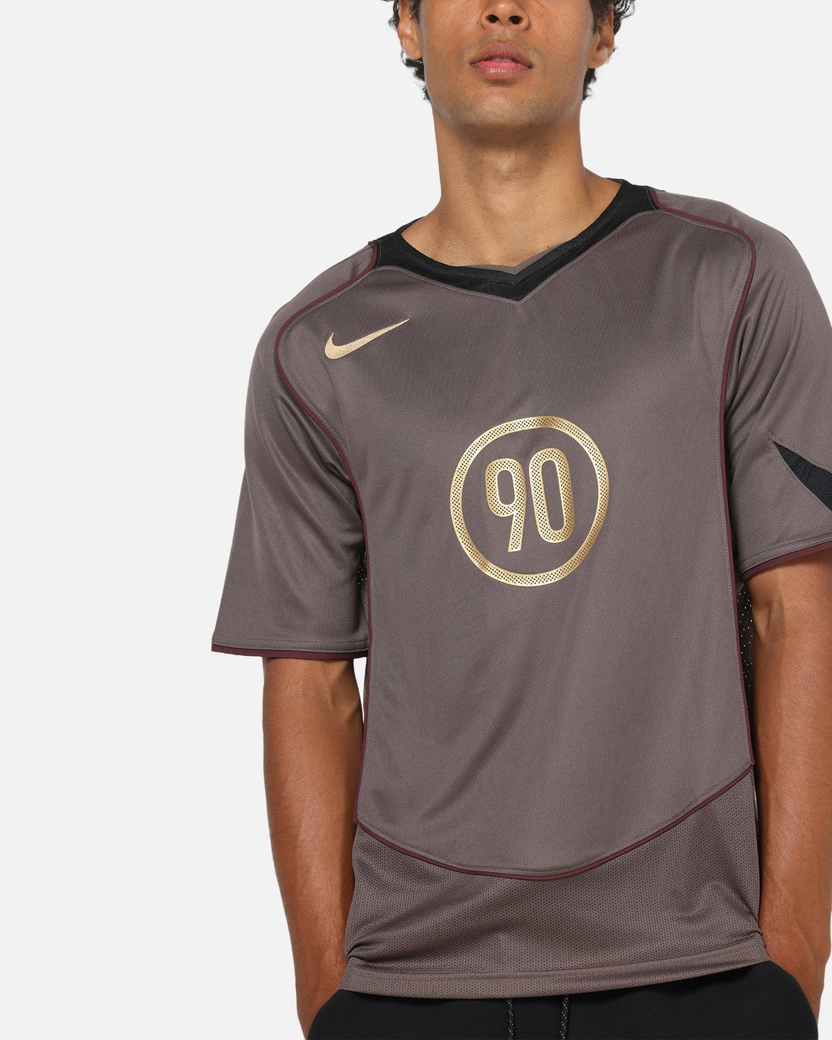 Top Seller Nike Total 90 Soccer T-Shirt Playful Ironstone/Black
