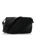 Grained Calfskin Saddle Messenger Bag Black AT My store