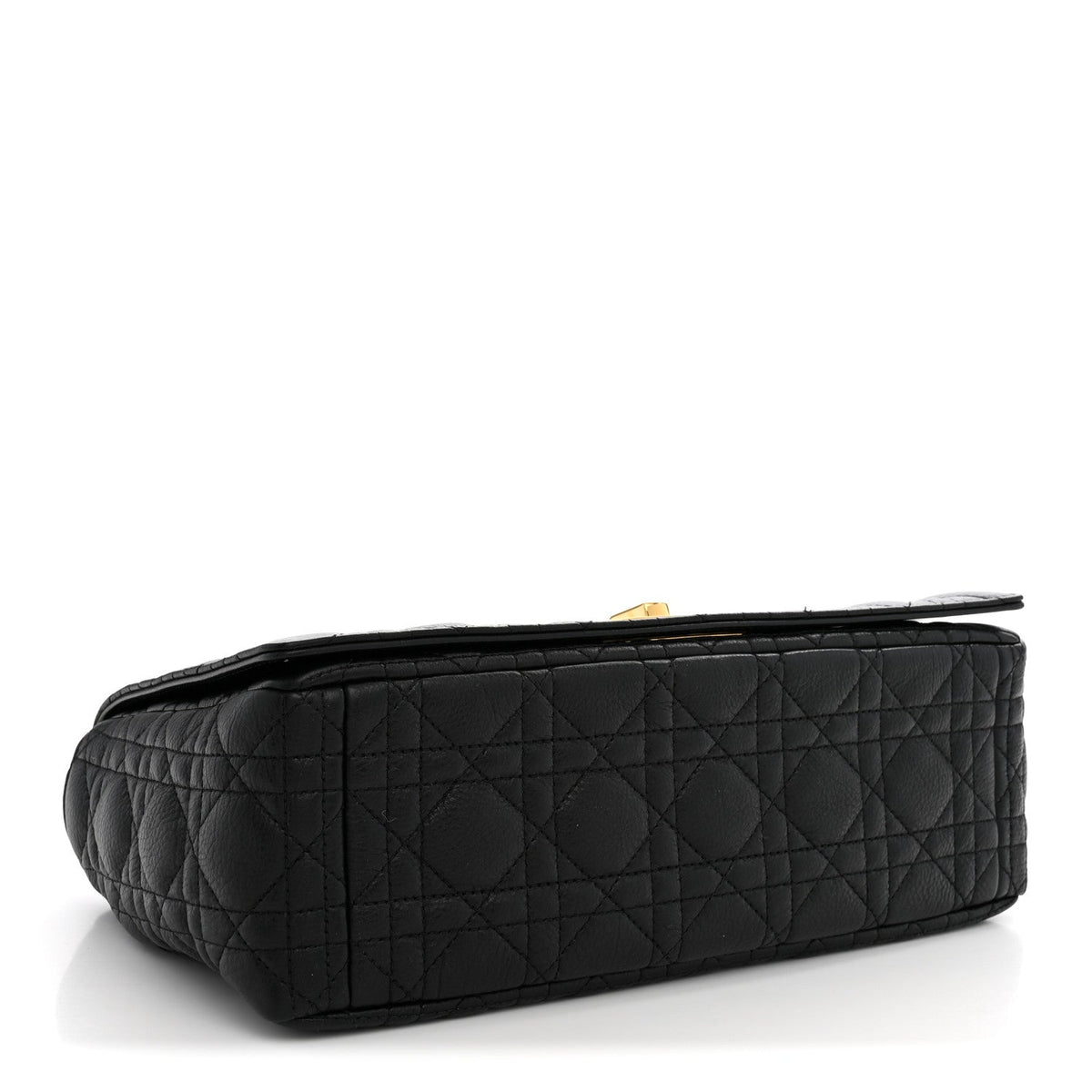 Grained Calfskin Cannage Large Caro Bag Black AT My store