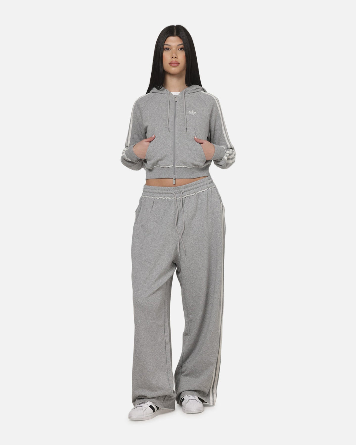 Best-Selling Adidas Women's Graphic Loose Sweat Pants Medium Grey Heather
