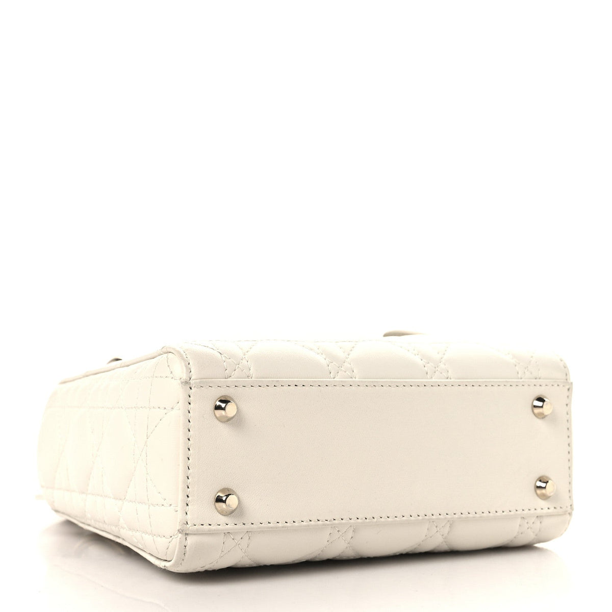 Lambskin Cannage Mini Lady Dior White AT My store