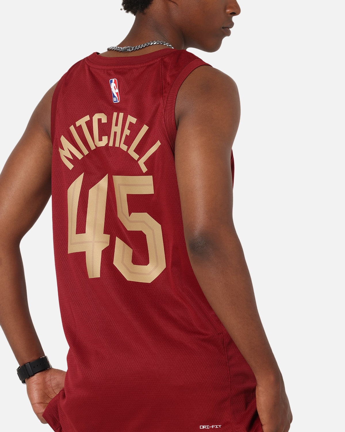 Top Seller Nike Donovan Mitchell Cleveland Cavaliers #45 Icon Edition 2022/23 Nike Dri-Fit NBA Swingman Jersey Team Red