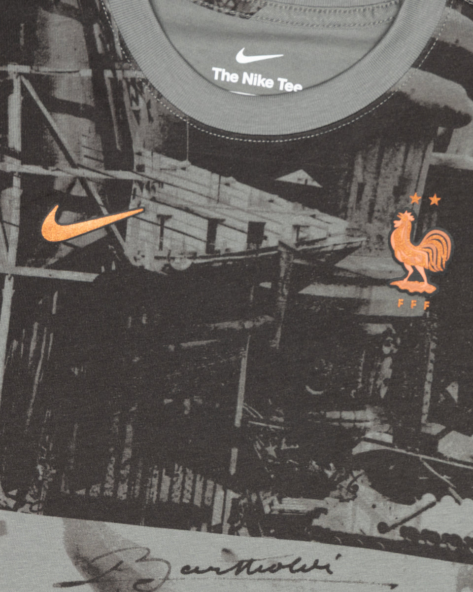 Top Seller Nike Kids' Soccer French Football Federation T-Shirt Iron Grey