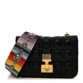 Lambskin Cannage Large Dioraddict Flap J’Adior Strap Black AT My store