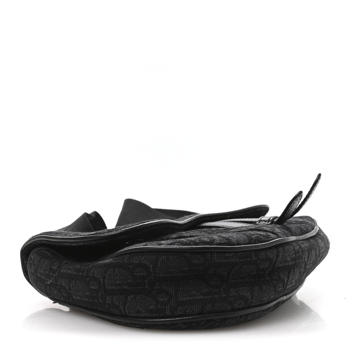 Oblique Mens Saddle Bag Black Blue AT My store