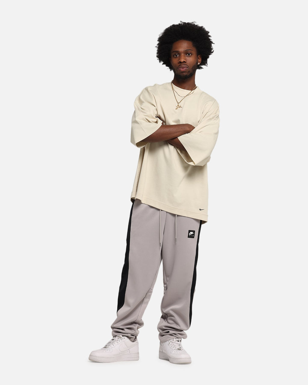 Top Seller Nike Air Poly-Knit Track Pants Grey/Black