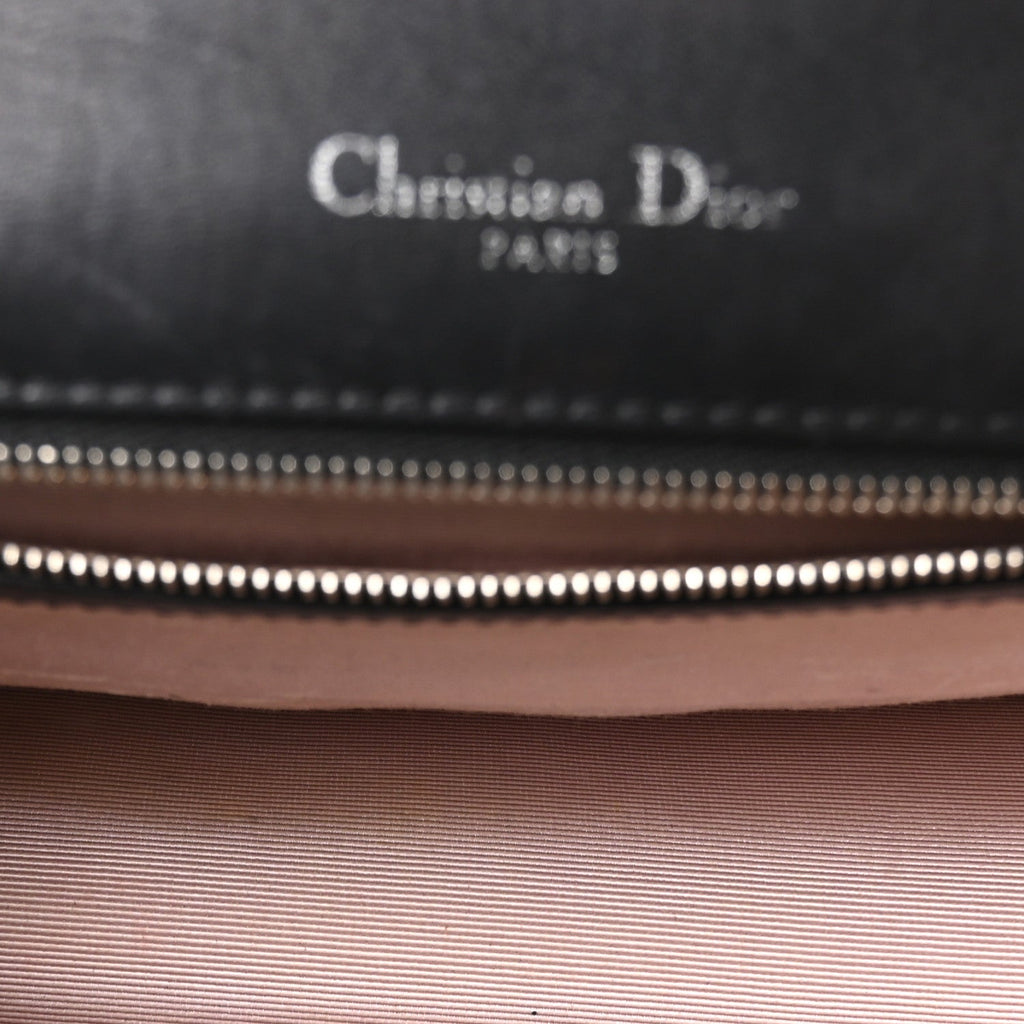 Patent Medium Diorama Flap Bag Black AT My store