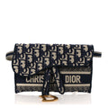 Oblique Slim Saddle Pouch Blue AT My store