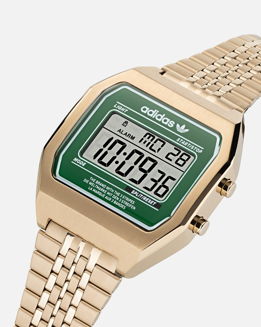 Best-Selling Adidas Digital Two 36MM Gold/Green