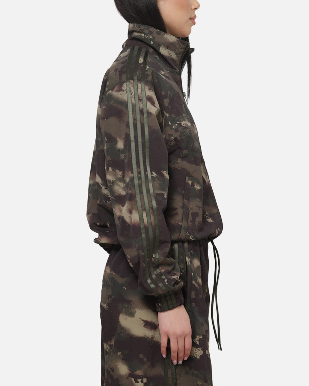 Best-Selling Adidas Women's Loose Track Top Green Camo