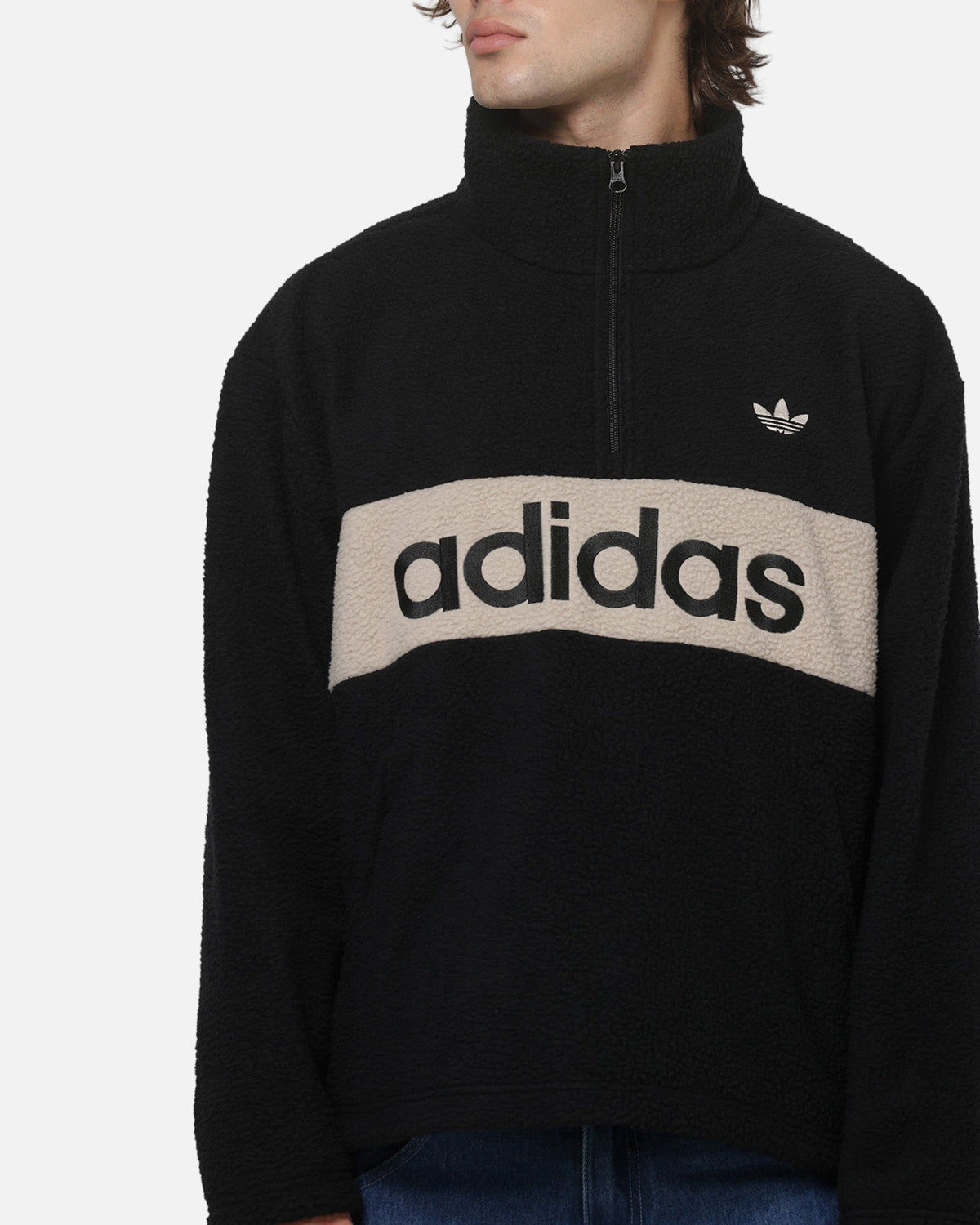Best-Selling Adidas Polar Fleece Pullover Black