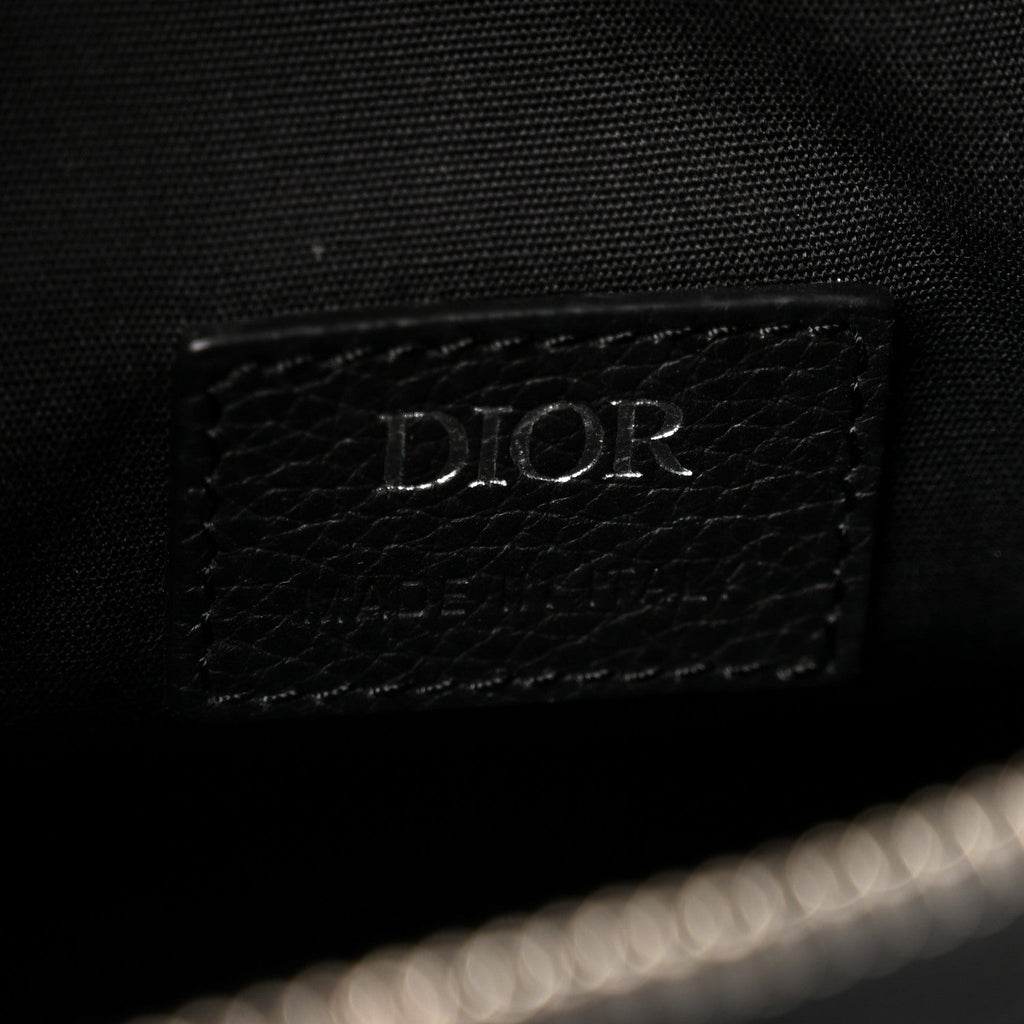 Grained Calfskin Kim Jones Saddle Bag Black AT My store