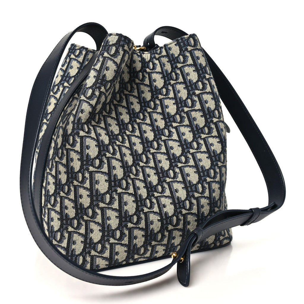 Oblique Bucket Bag Blue AT My store