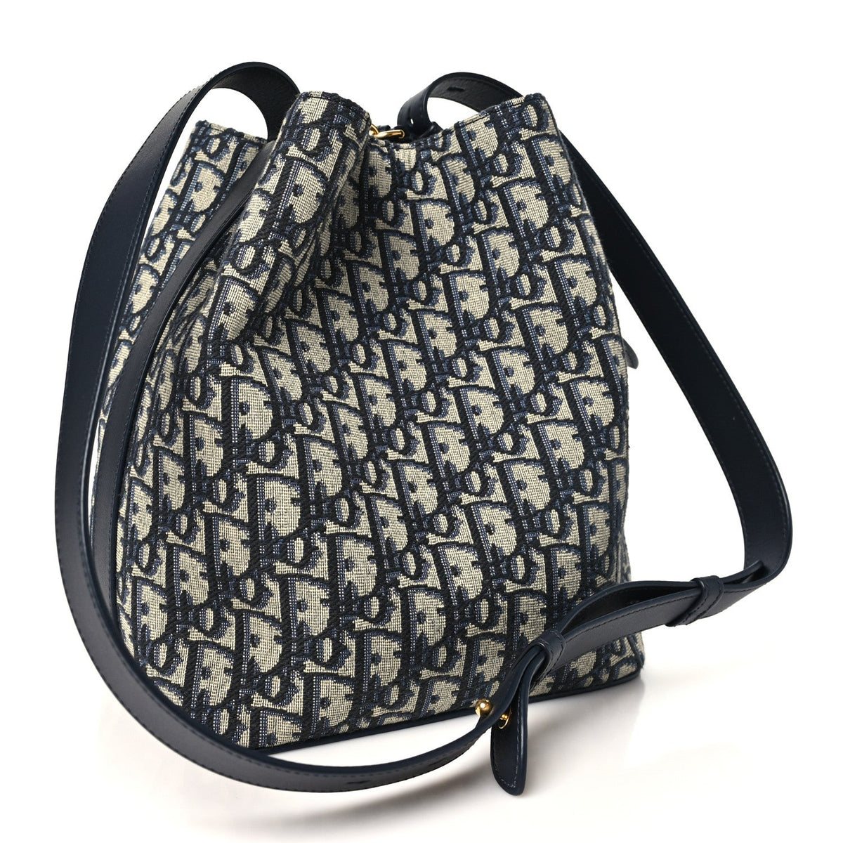 Oblique Bucket Bag Blue AT My store