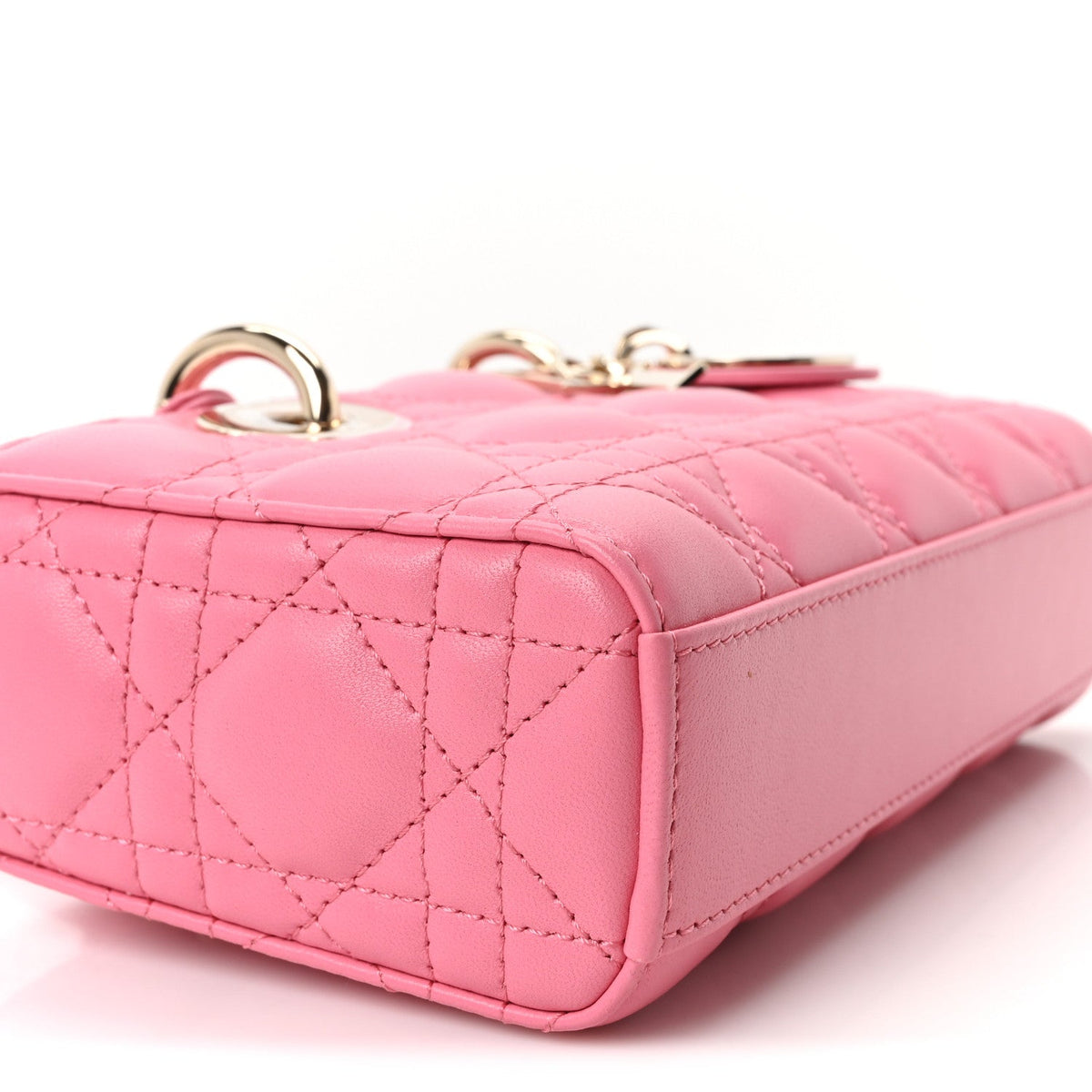 Lambskin Cannage Mini Lady D-Joy Fraise AT My store