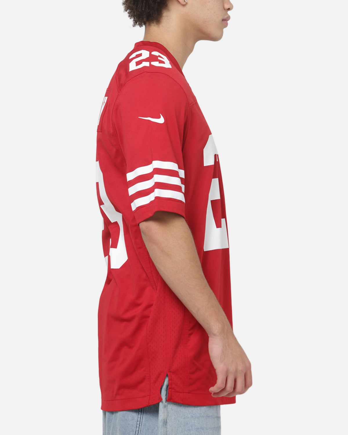 Top Seller Nike San Francisco 49ers Christian McCaffrey #23 Home Game NFL Jersey Gym Red