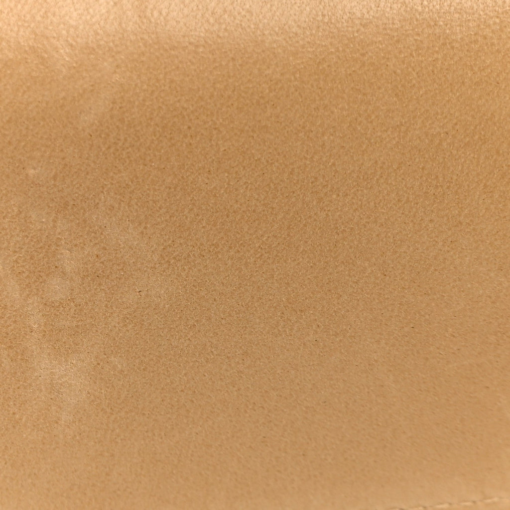 Lambskin Quilted Medium Double Flap Beige At My store
