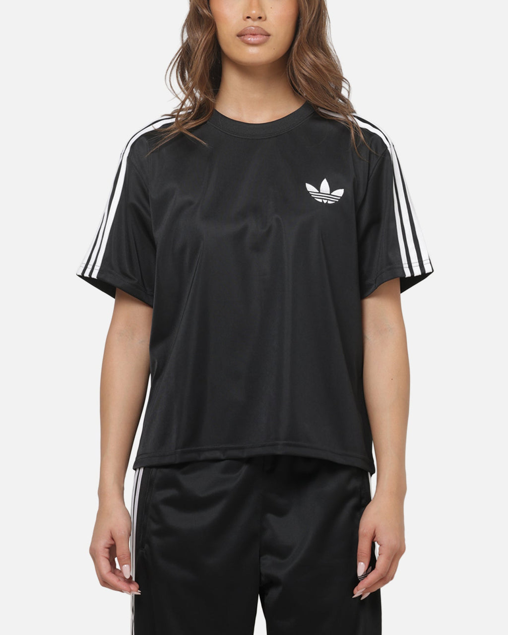 Best-Selling Adidas Women's Firebird T-Shirt Black/White