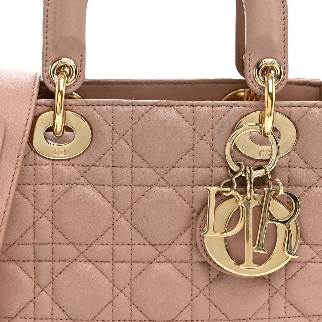 Lambskin Cannage Small My ABCDior Lady Dior Blush AT My store