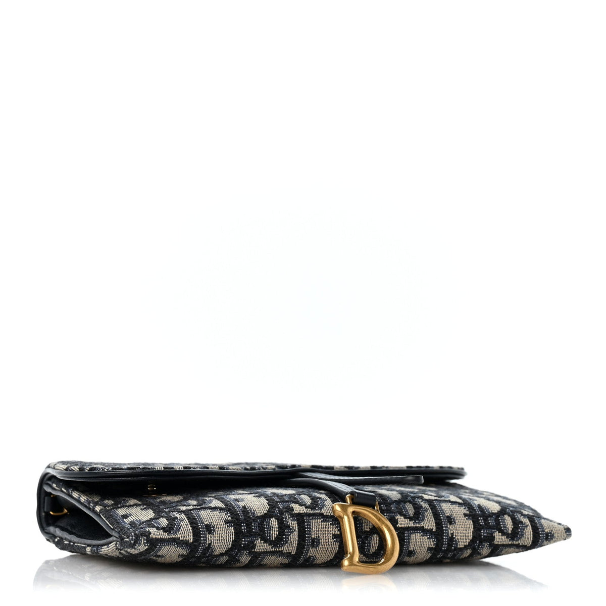 Oblique Small Saddle Chain Pouch Blue AT My store
