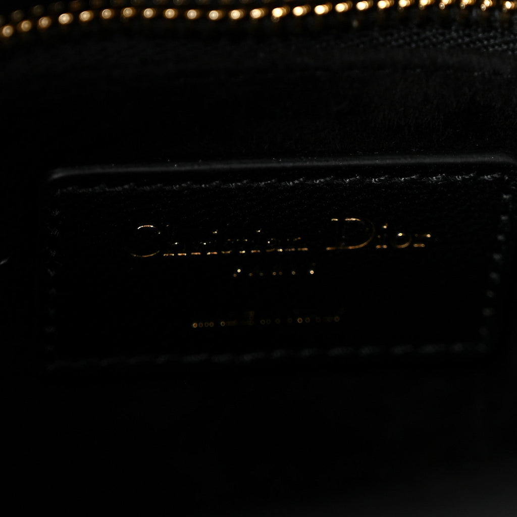 Lambskin Cannage Small Lady Dior Black AT My store
