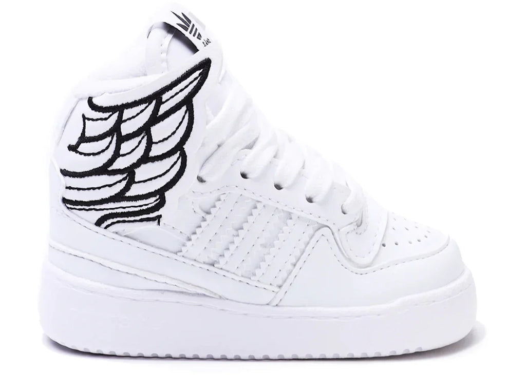 adidas JS Wings 4.0 White Black (Infant) dealsale365