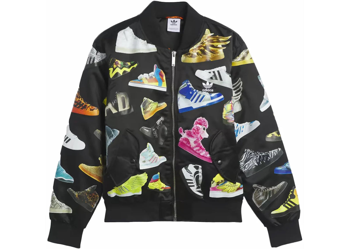 adidas x Jeremy Scott Js Archive Bomber Jacket Black dealsale365