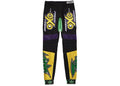 adidas x Jeremy Scott Js Motor Pant Purple/Black/Yellow dealsale365