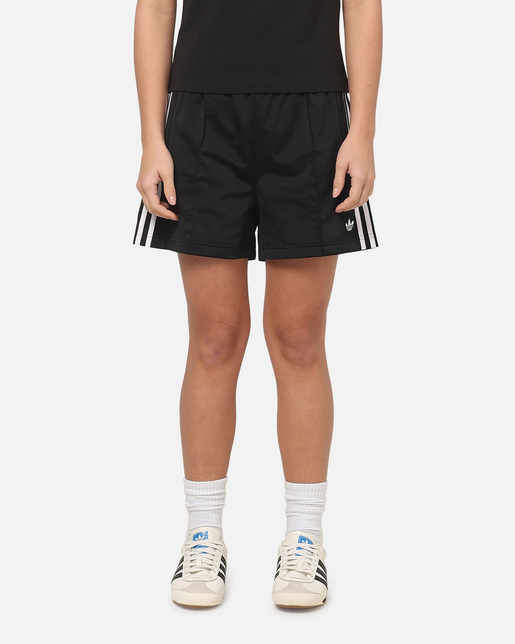 Best-Selling Adidas Women's Firebird Shorts Black/White