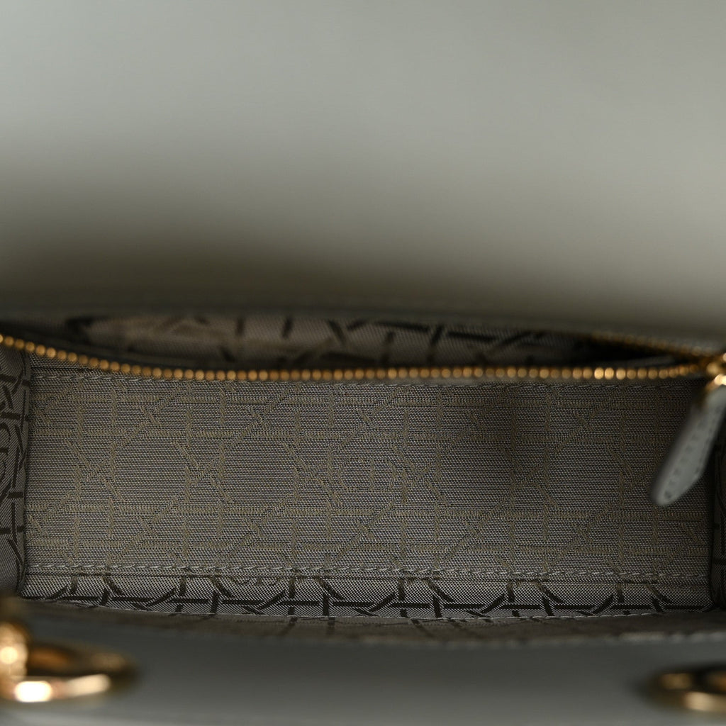 Lambskin Cannage Small My ABCDior Lady Dior Grey AT My store