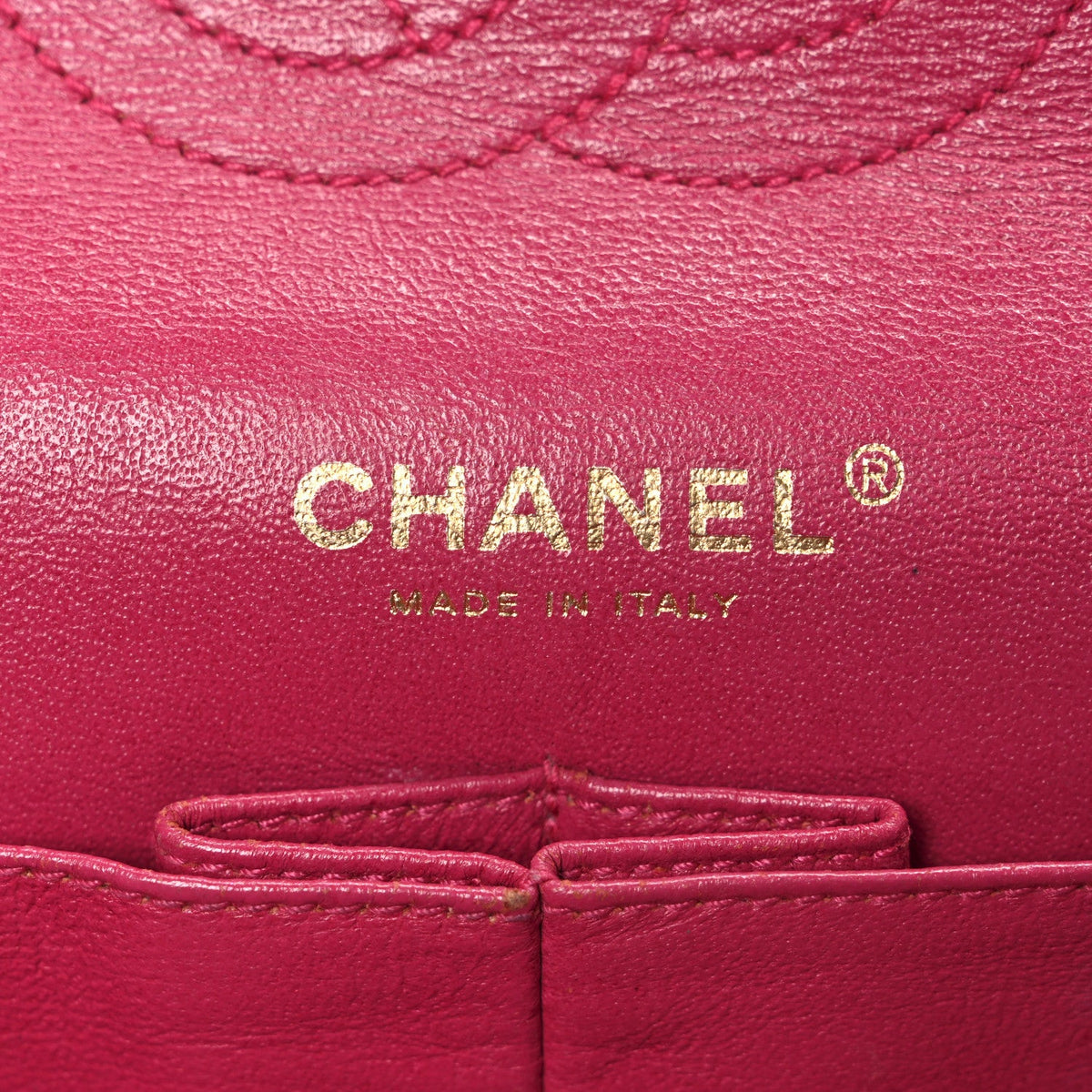 Tweed Quilted Medium Double Flap Fuchsia At My store