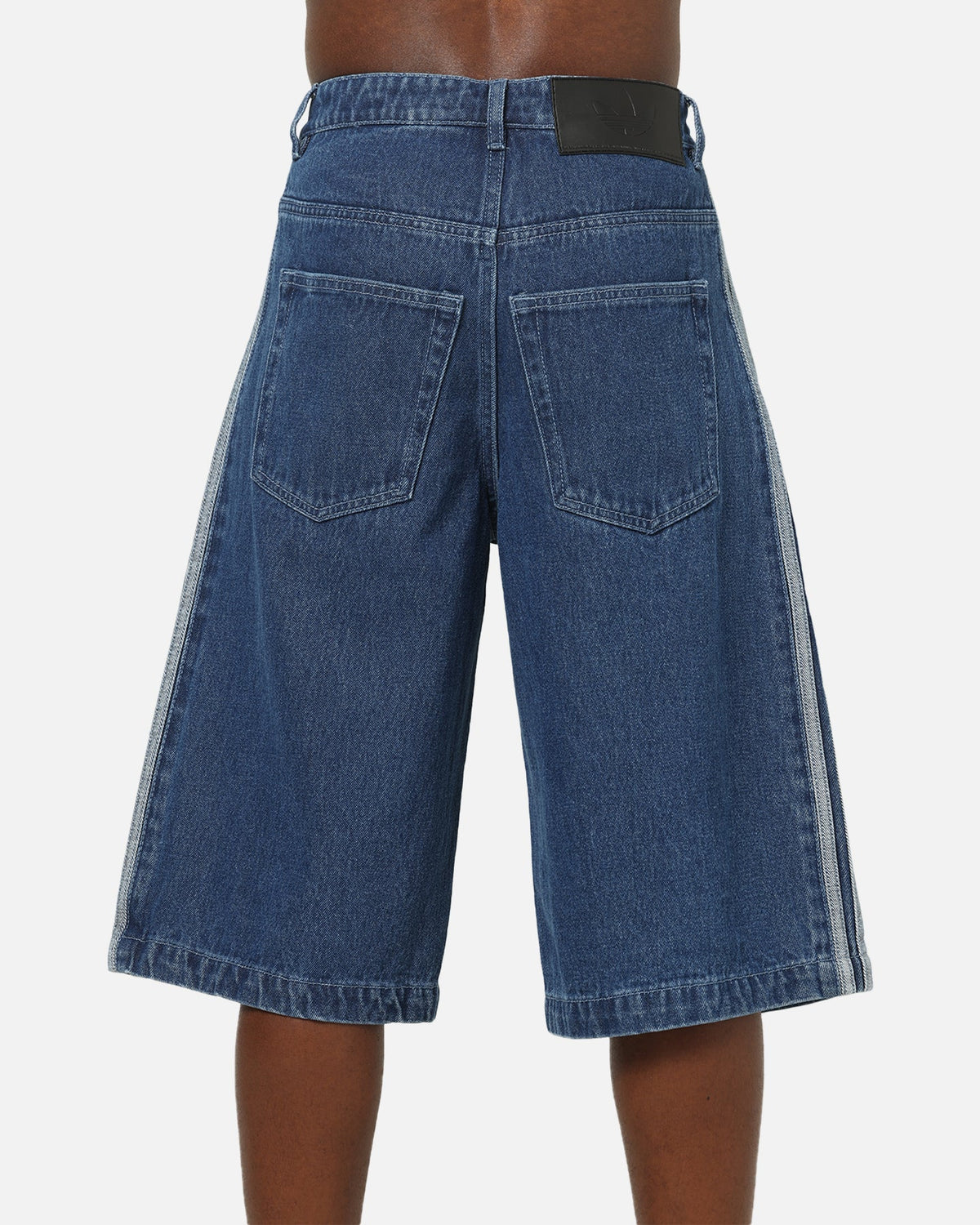 Best-Selling Adidas Firebird Denim Shorts Blue Denim