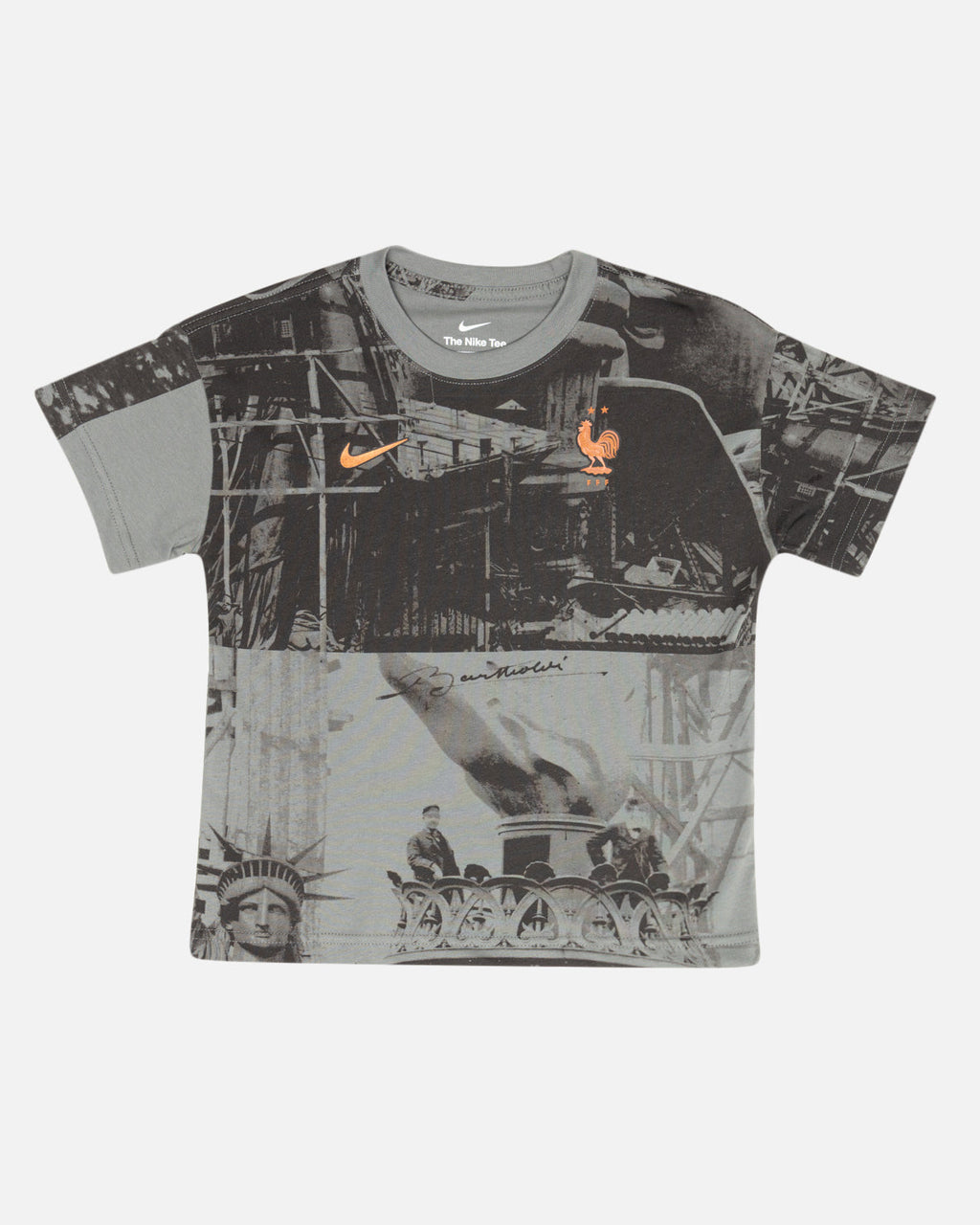 Top Seller Nike Kids' Soccer French Football Federation T-Shirt Iron Grey