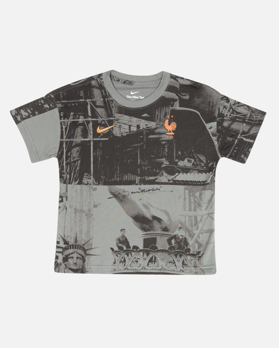 Top Seller Nike Kids' Soccer French Football Federation T-Shirt Iron Grey