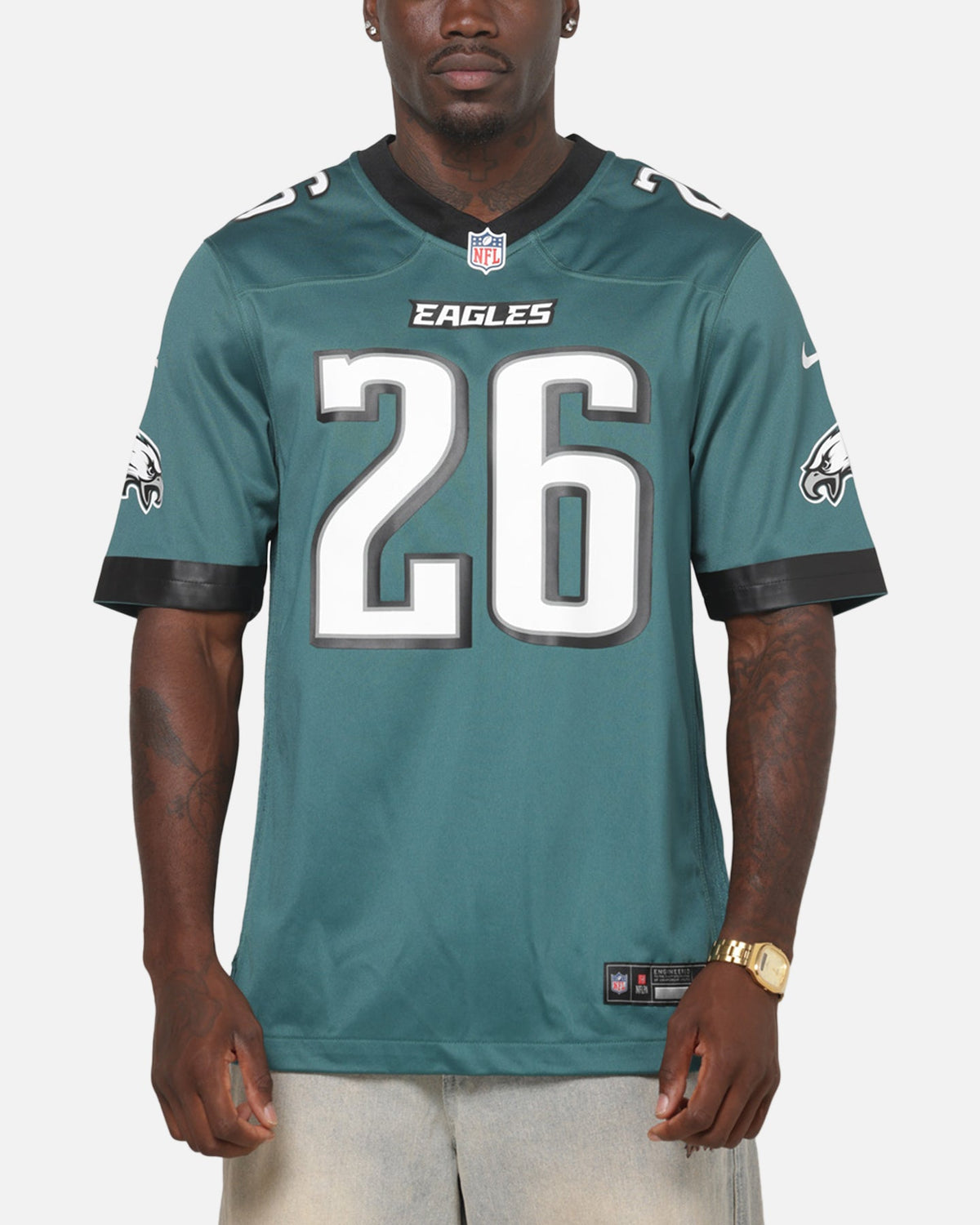 Top Seller Nike Philadelphia Eagles Saquon Barkley #26 Home Game NFL Jersey Official Team Colours