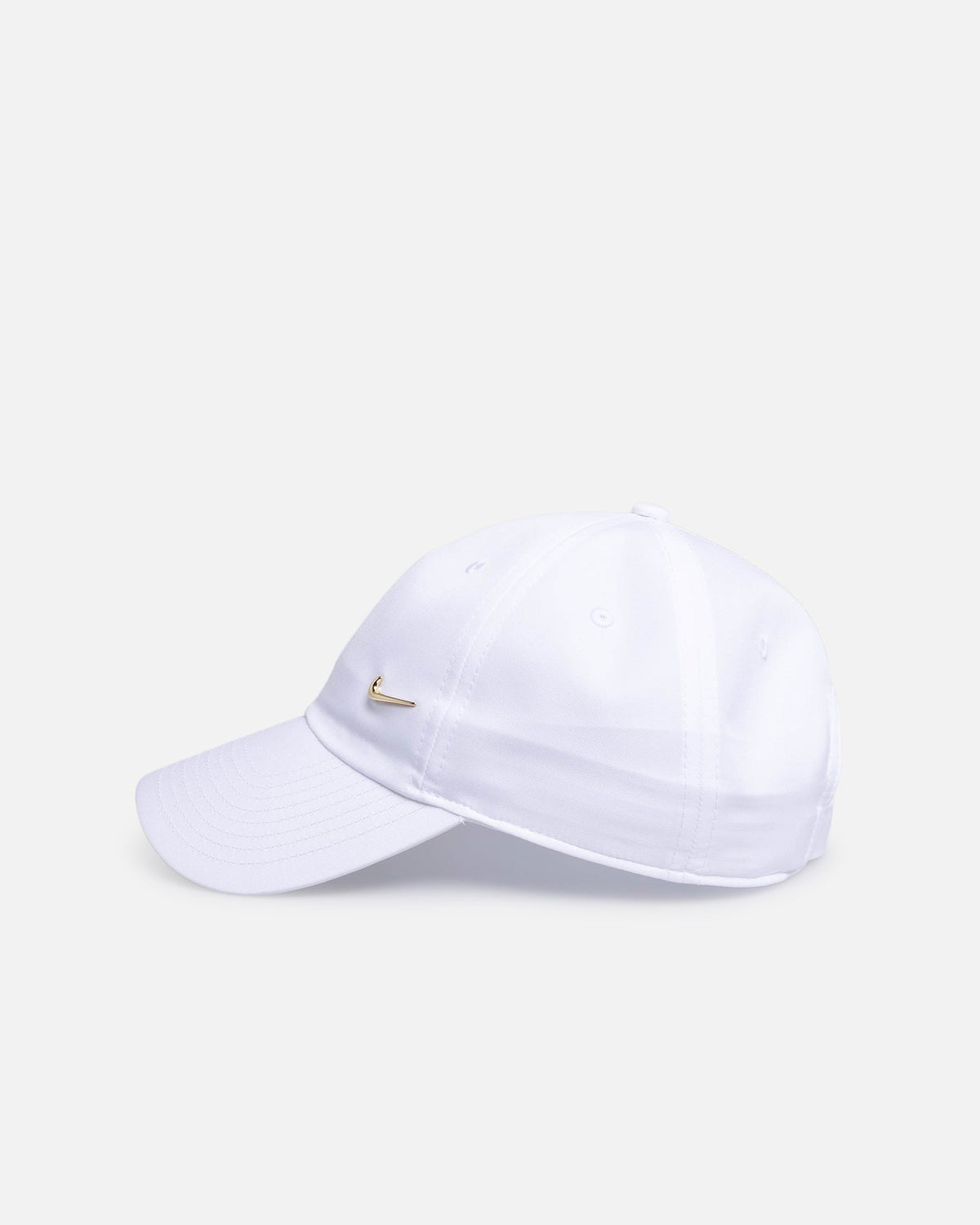 Top Seller Nike Dri-FIT Club Unstructured Metal Swoosh Strapback Cap White