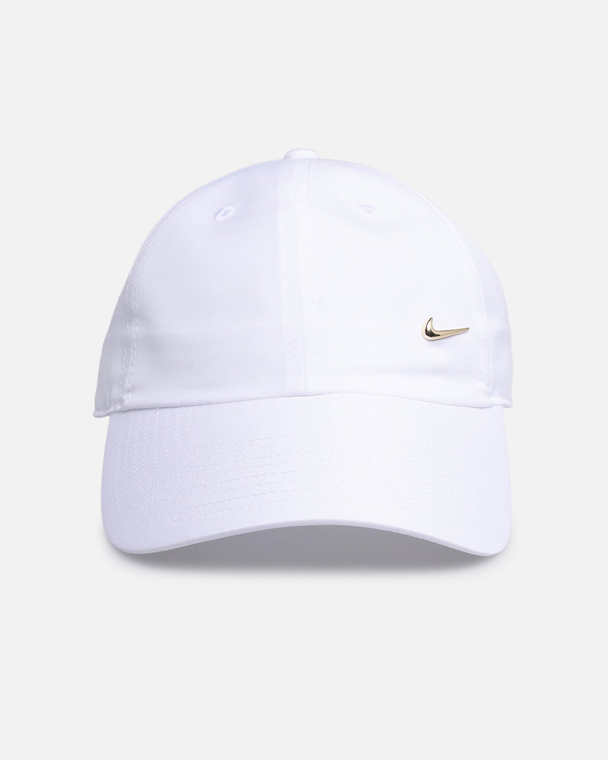 Top Seller Nike Dri-FIT Club Unstructured Metal Swoosh Strapback Cap White