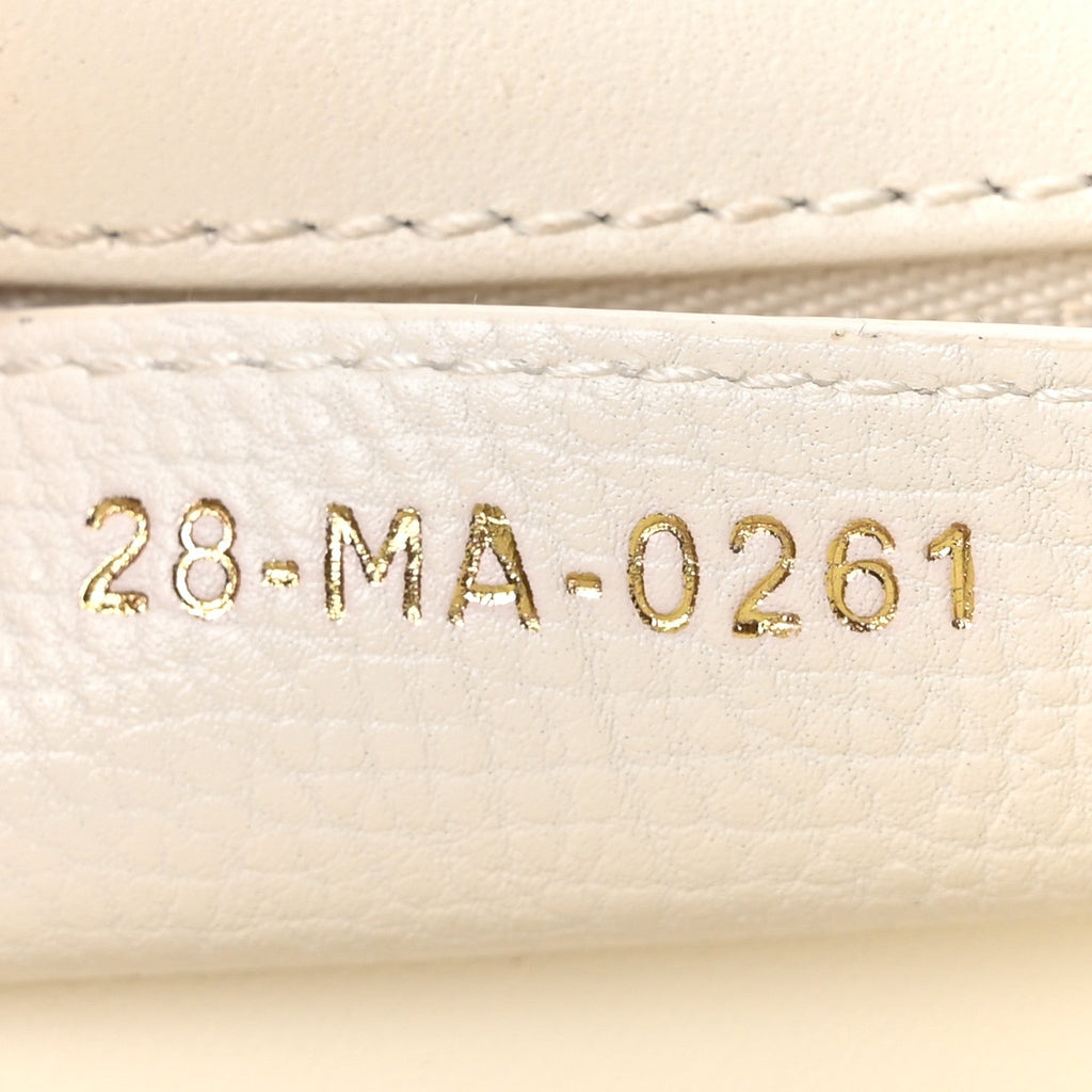 Grained Calfskin Cannage Large Caro Bag Latte AT My store