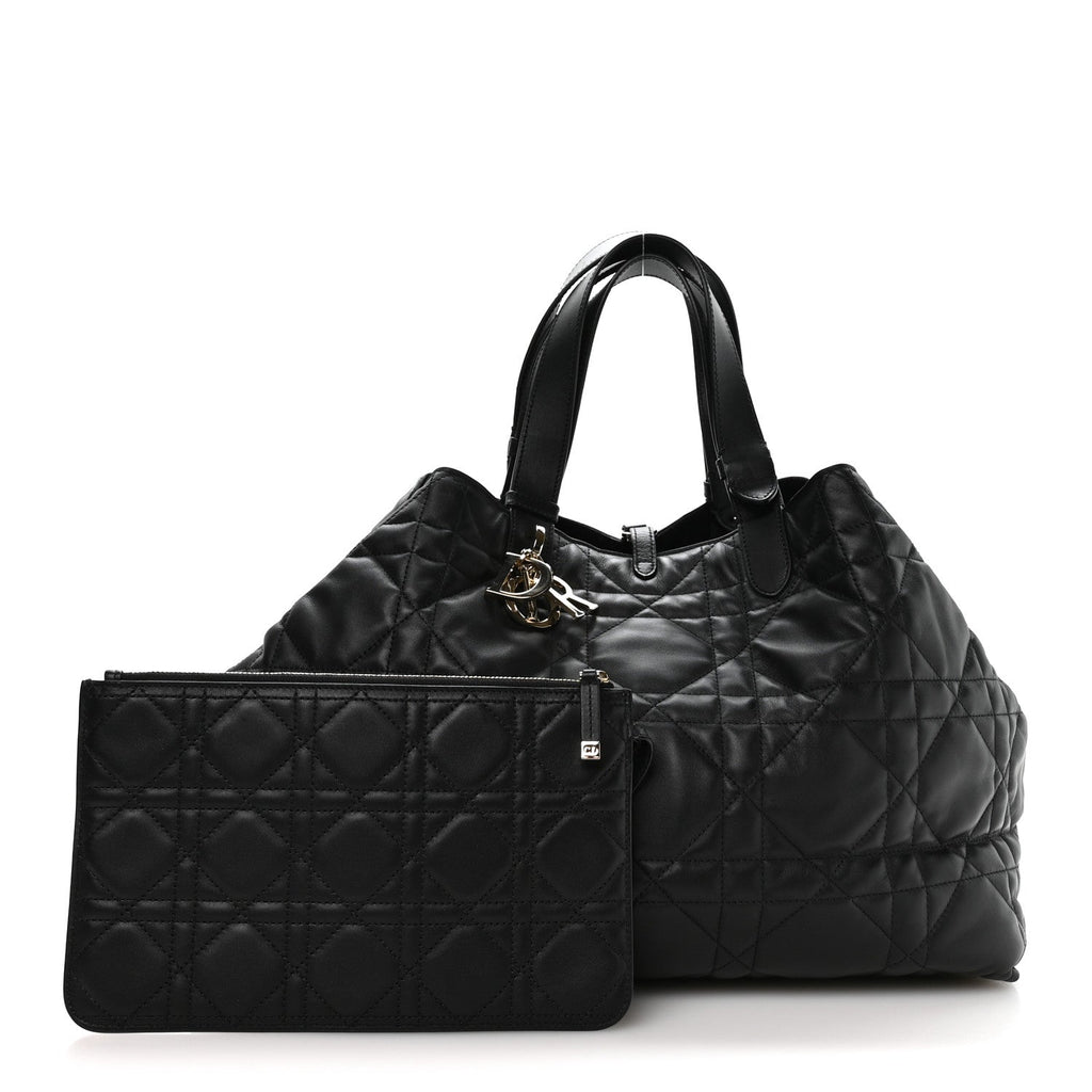Calfskin Macrocannage Large Toujours Black AT My store